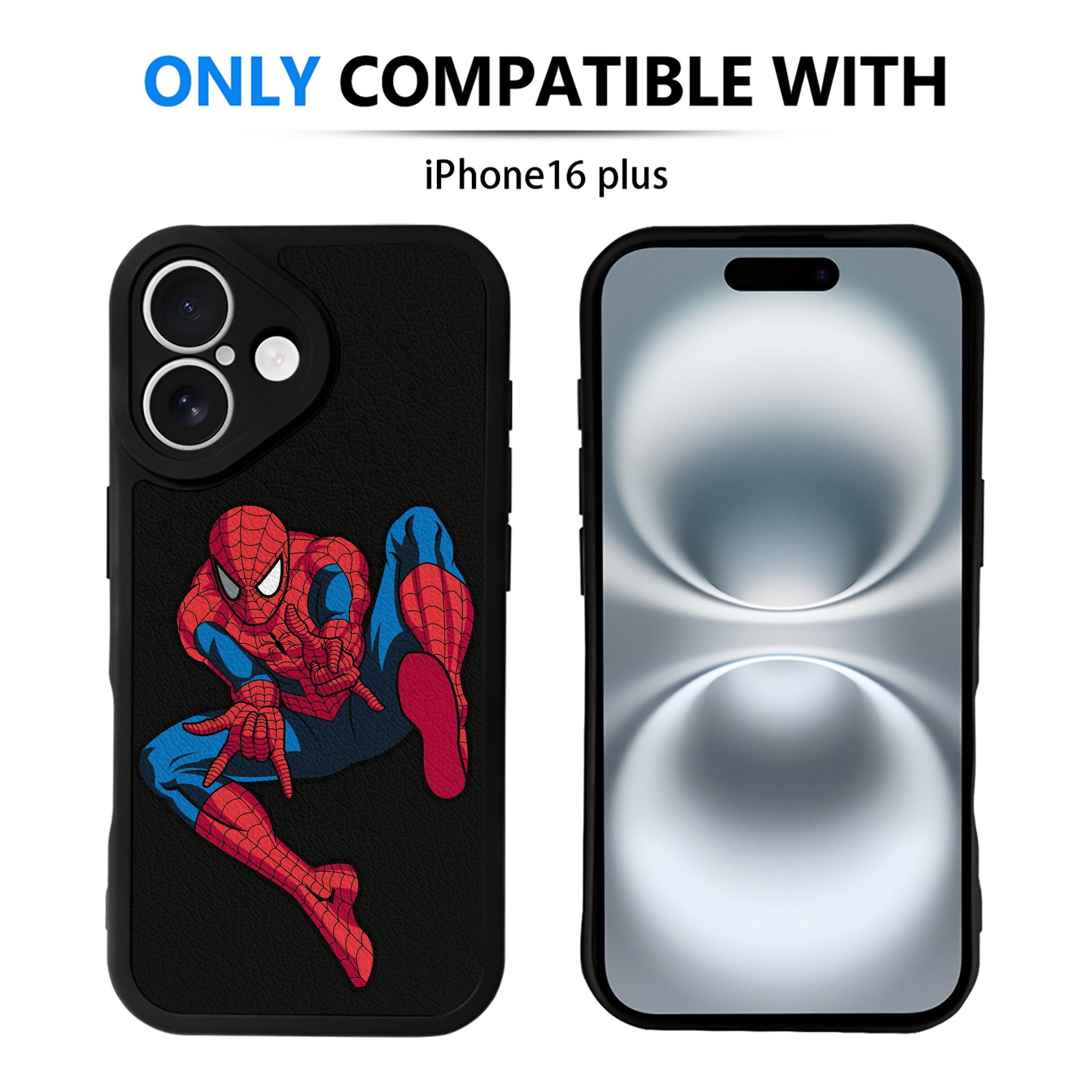 （画像用） アベンジャーズ The Avengers 【iPhone 16シリーズ対応】シリコンスマホケース（レザー調） 材質：シリコン